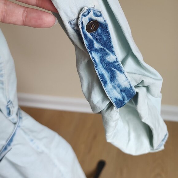 Speed Control Acid Wash Long Sleeve Dress - Size 2X - Picture 4 of 7